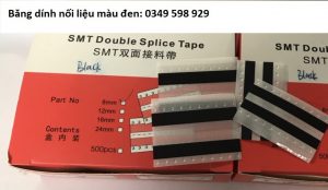 Băng dính nối liệu SMT màu đen 8mm