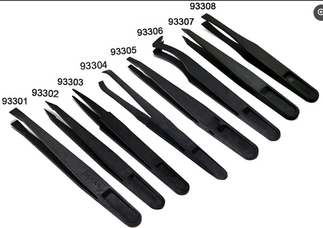 Nhíp nhựa chống tĩnh điện: 93301, 93302, 93303, 93304, 93305, 93306, 93308