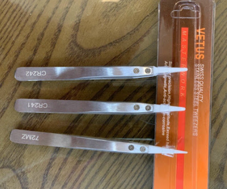 Dòng nhíp Vetus thay đầu (Replaceable Tip) mã ESD-249, ESD-259, ESD-72MZ giúp tiết kiệm chi phí vật tư